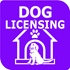 Dog license icon