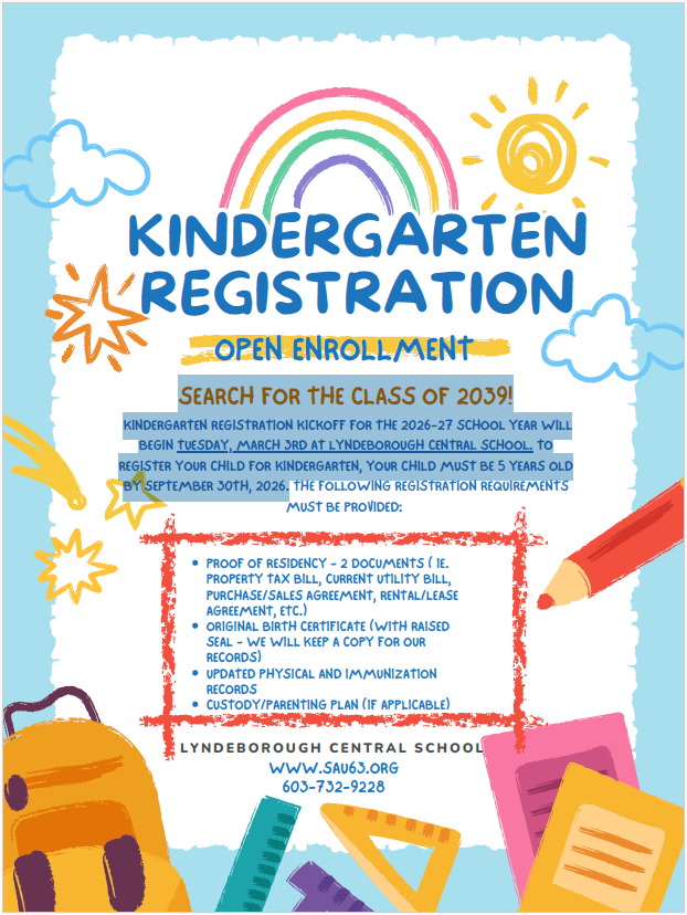 Kindergarten Open Enrollment